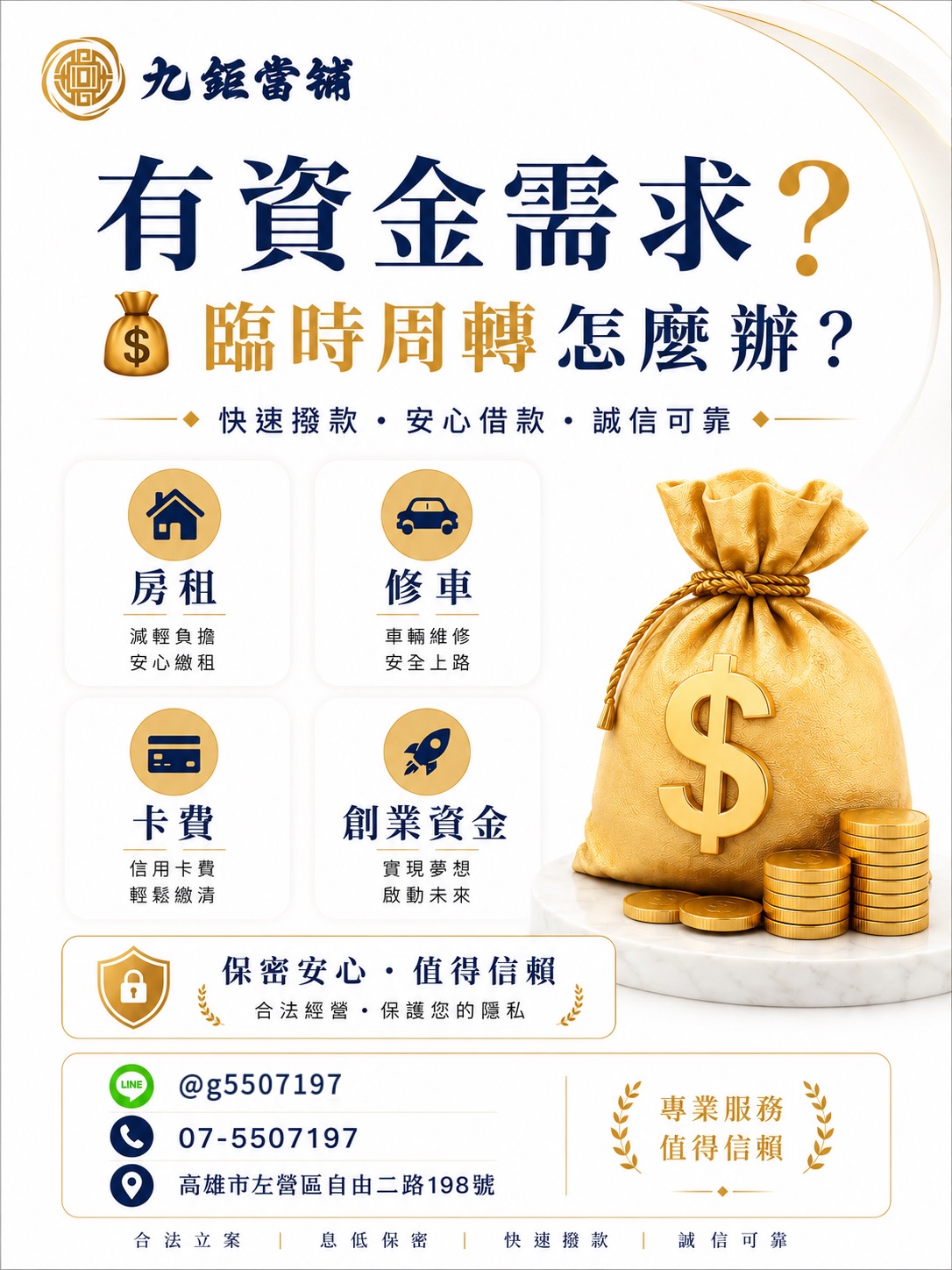 資金需求不用慌 | 3步驟快速完成申請