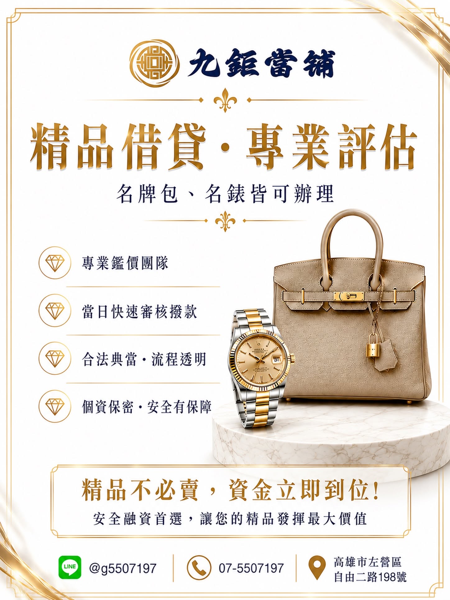 名牌包與名錶  除了陪伴日常生活  也擁有值得被看見的市場價值